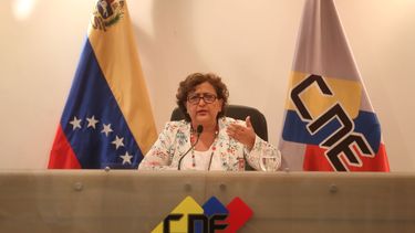 Tibisay Lucena, presidenta del Consejo Nacional Electoral de Venezuela