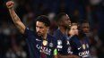 El brasileño Marquinhos, del PSG, celebra junto a sus compañeros tras conseguir una victoria en la Champions League, el 28 de abril de 2026. El brasileño Marquinhos, del PSG, celebra junto a sus compañeros tras conseguir una victoria en la Champions League, el 28 de abril de 2026.