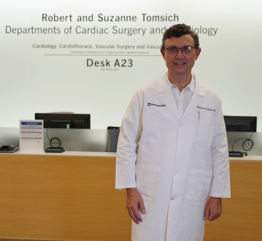 Mauricio Cohen, cardiólogo intervencionista de Cleveland Clinic.