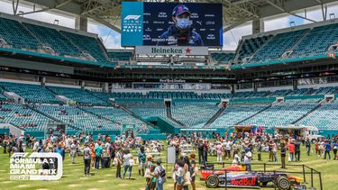 Una gran Fiesta de Fórmula Uno organizaron los Dolphins para ver en pantalla gigante el Grand Prix de Mónaco, el 23 de mayo del 2021