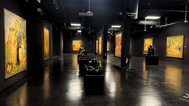 Parte de la muestra Botero Immersed en el Gary Nader Art Centre.