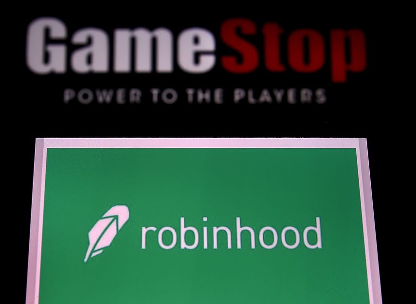 Logo de la plataforma Robinhood.