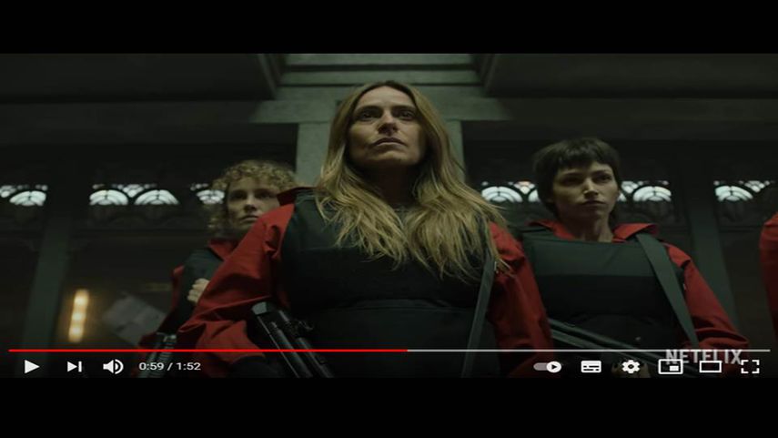 Netflix muestra el tráiler de la quinta temporada de La casa de papel.