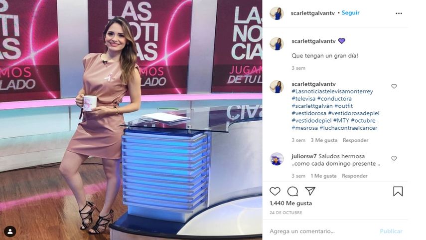 La periodista mexicana Scarlett Galván.