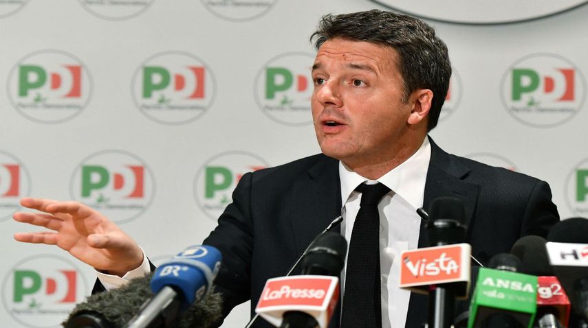 El secretario general del Partido Democrático (PD), Matteo&nbsp;Renzi, anunciaba su dimisión en rueda de prensa&nbsp;