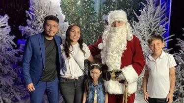 La familia arribó hace solo cuatro meses de Colombia a Estados Unidos.
