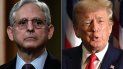 El secretario de Justicia Merrick Garland y el expresidente Donald Trump. El secretario de Justicia Merrick Garland y el expresidente Donald Trump.