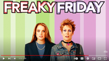 Jamie Lee Curtis y Lindsay Lohan protagonizaron la película Freaky Friday (Un viernes de locos, 2003) de Disney.