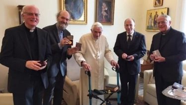 Una de las últimas imágenes de Benedicto XVI.
