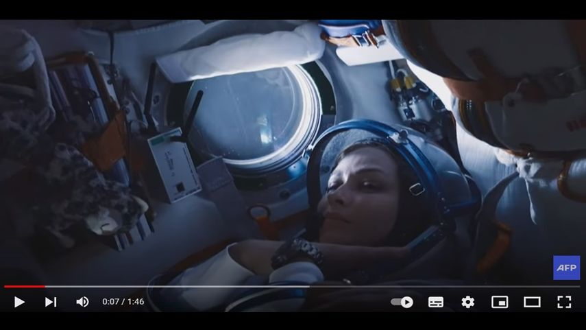 Estrenan en Rusia primer largometraje rodado en el espacio.