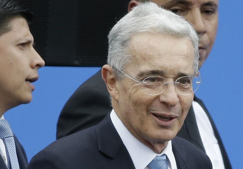 El expresidente colombiano Álvaro Uribe Vélez.&nbsp;