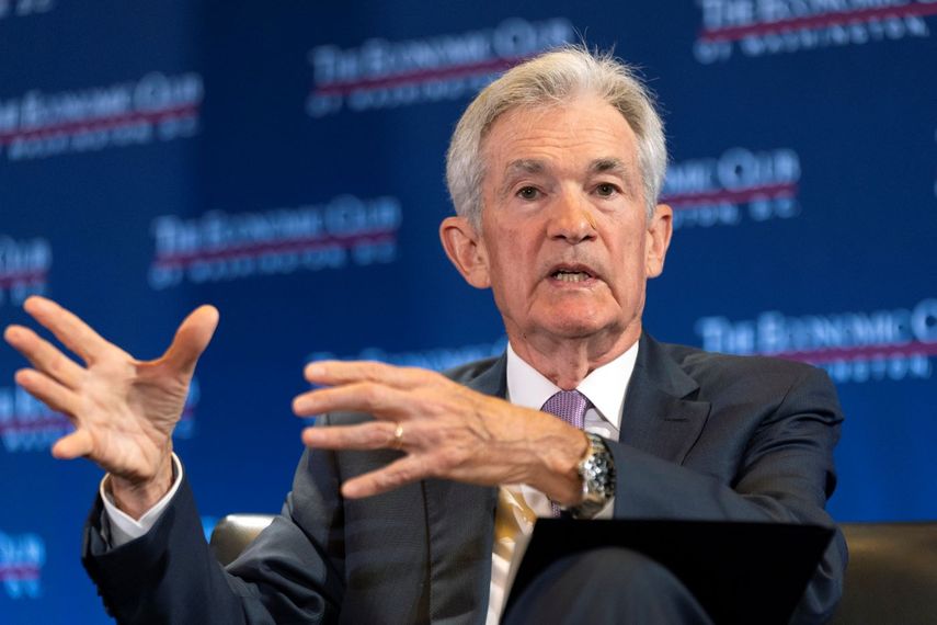 El presidente de la Reserva Federal o Banco Central Jerome Powell.