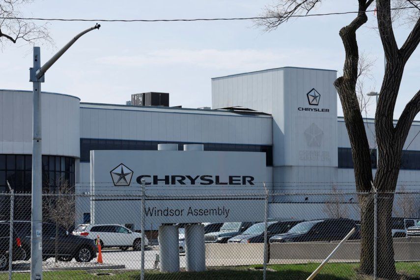 La planta de ensamblaje de Stellantis Windsor en Windsor, Ontario, Canadá.
