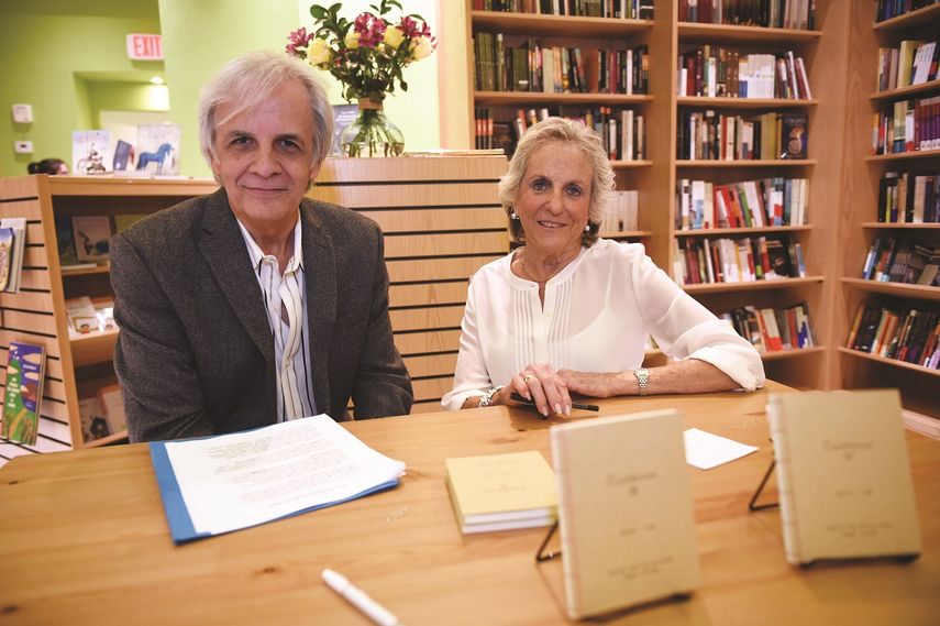 Orlando González Esteva y Gloria Leal. &nbsp;