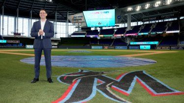 El nuevo presidente de operaciones de béisbol en los Marlins de Miami, Peter Bendix.