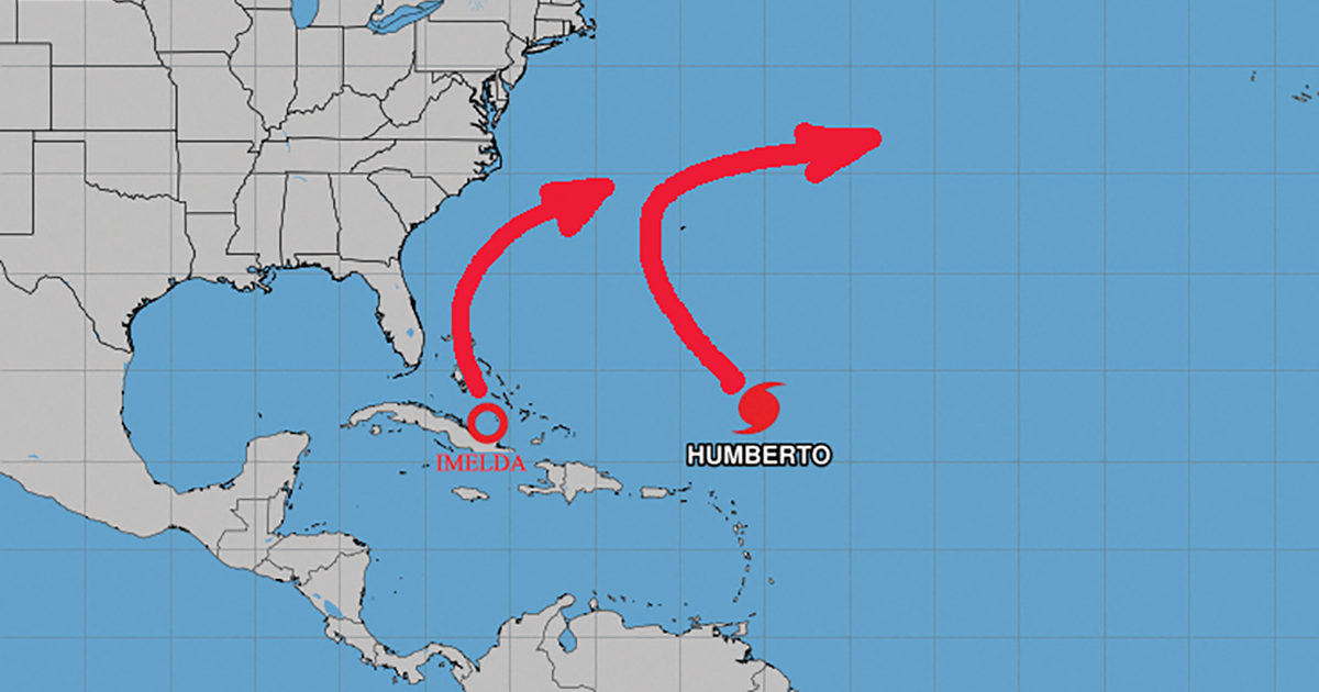 Tormenta Imelda se mueve lentamente al norte de Cuba
