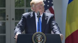 Donald Trump, presidente de los Estados Unidos&nbsp;