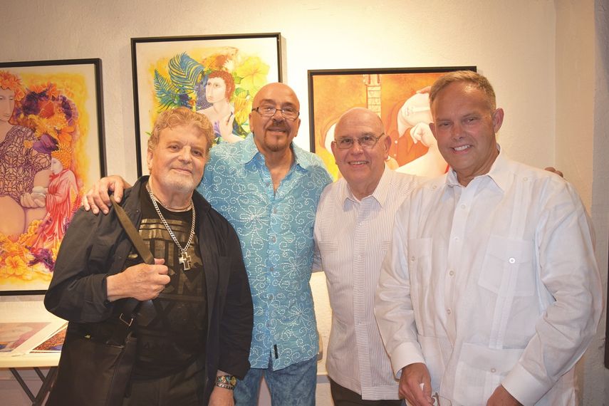 Pablo Carreño, Casimiro González, Antonio del Moral y Michael Hellem.&nbsp;