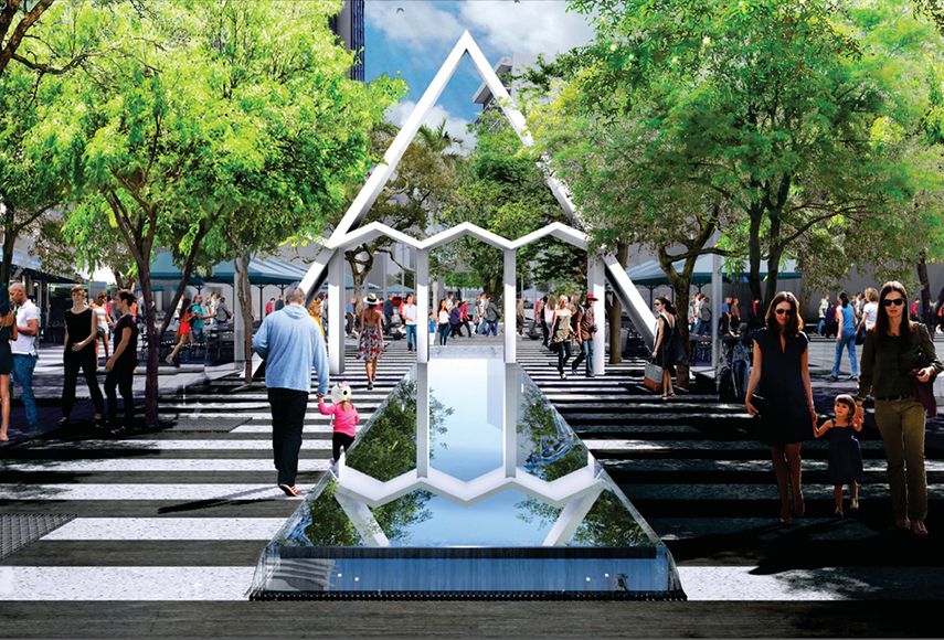 Imagen computarizada que muestra una parte de los cambios que tendrá el bulevar de La Playa. (CORTESÍA)