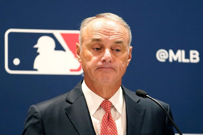 El comisionado de la MLB Rob Manfred tiene claro que las negociaciones no son sencillas