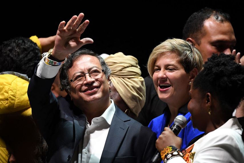 El exguerrillero izquierdista Gustavo Petro, presidente electo de Colombia.
