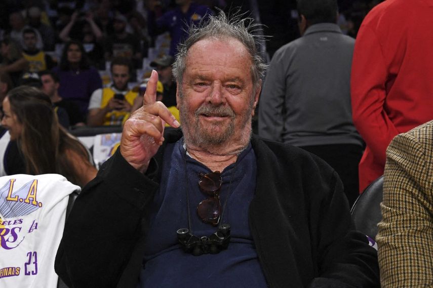 Jack Nicholson asiste al tercer partido de las Finales de la Conferencia Oeste entre Los Ángeles Lakers y los Denver Nuggets en el Crypto.com Arena el 20 de mayo de 2023 en Los Ángeles, California.