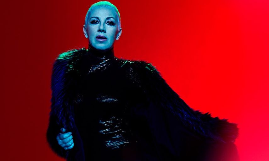 Ana Torroja en las imágenes promocionales de su nuevo tema. 