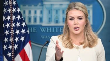 La secretaria del prensa de la Casa Blanca Karoline Leavitt.