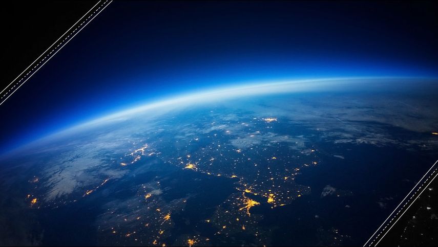 Vista de la Tierra desde el espacio.&nbsp;