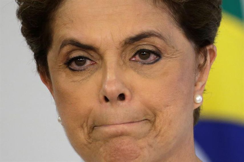 Rousseff vive un sacudón político, que pudiera originar su salida del poder (EFE) 