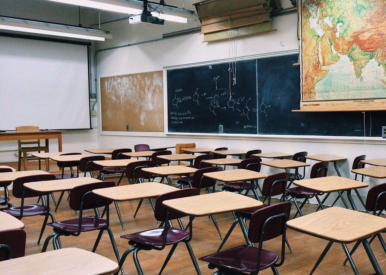 Imagen genérica de un salón de clases. Imagen genérica de un salón de clases.