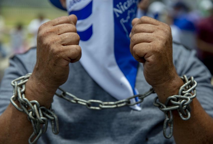 El abogado del condenado, Norvin Cruz, sostuvo que el único delito de su defendido fue vender banderas de Nicaragua