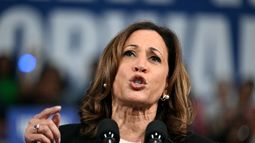La candidata demócrata a la Presidencia, Kamala Harris.