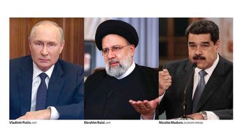 Putin, Raisi y Maduro.