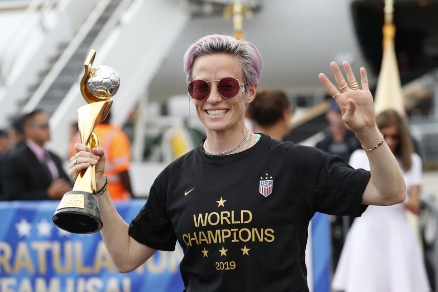 Megan Rapinoe aceptó la invitación&nbsp;para que la selección de fútbol de Estados Unidos visite el Congreso&nbsp;como parte de sus festejos por haberse coronado en el Mundial.