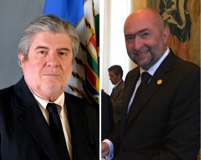 La comitiva está integrada por el Secretario de Asuntos Jurídicos de la OEA, Jean Michel Arrighi, y Gustavo Cinosi.