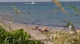 Las playas de Palm Beach también fueron levemente afectadas por la marea roja.