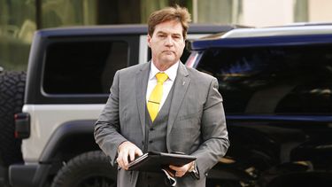 El doctor Craig Wright llega al tribunal federal en Miami. &nbsp;