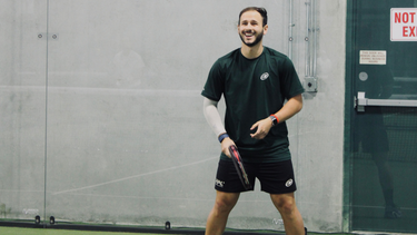 El padelista Diego Valderrama.