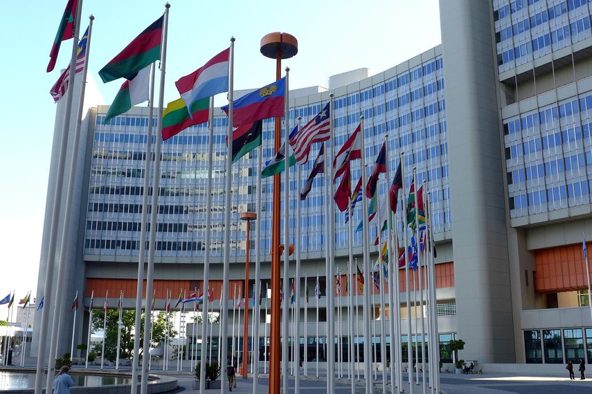Edificio de la Asamblea General de Naciones Unidas.&nbsp;