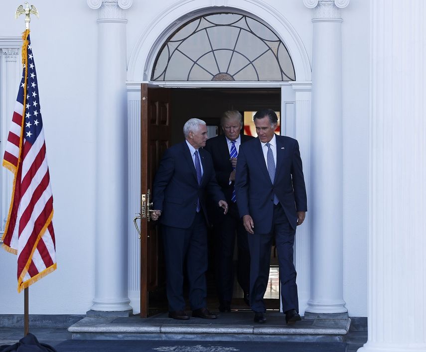 Romney, exgobernador de Massachusetts y candidato republicano a la Presidencia en 2012, fue durante la campaña uno de los mayores críticos de Trump