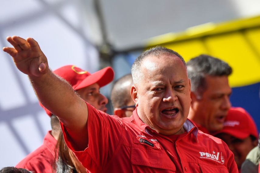 Diosdado Cabello, considerado como el número dos del chavismo, presidente de la Asamblea Nacional Constituyente.&nbsp;