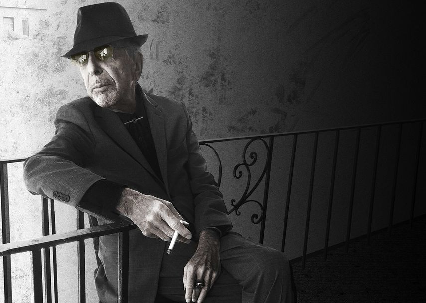 Fotografía facilitada por Sony, de&nbsp;Leonard&nbsp;Cohen&nbsp;en la portada de su nuevo disco You Want It Darker