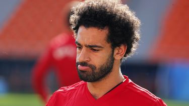 El delantero podría ser baja en el primer juego de Egipto en un Mundial después de más de 20 años.