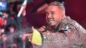 El cantante colombiano J Balvin se presenta en el escenario durante la grabación del concierto de recaudación de fondos Vax Live en el SoFi Stadium en Inglewood, California, el 2 de mayo de 2021. El cantante colombiano J Balvin se presenta en el escenario durante la grabación del concierto de recaudación de fondos Vax Live en el SoFi Stadium en Inglewood, California, el 2 de mayo de 2021.