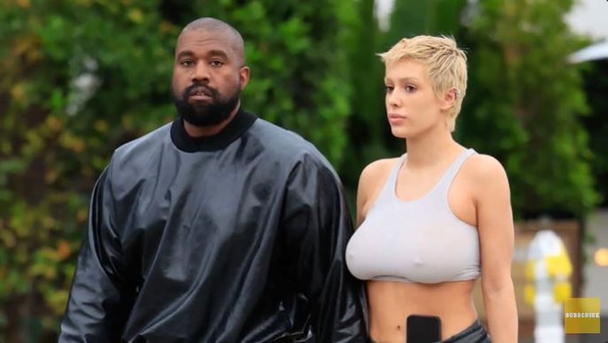El rapero Kanye West y Bianca Censori.&nbsp;