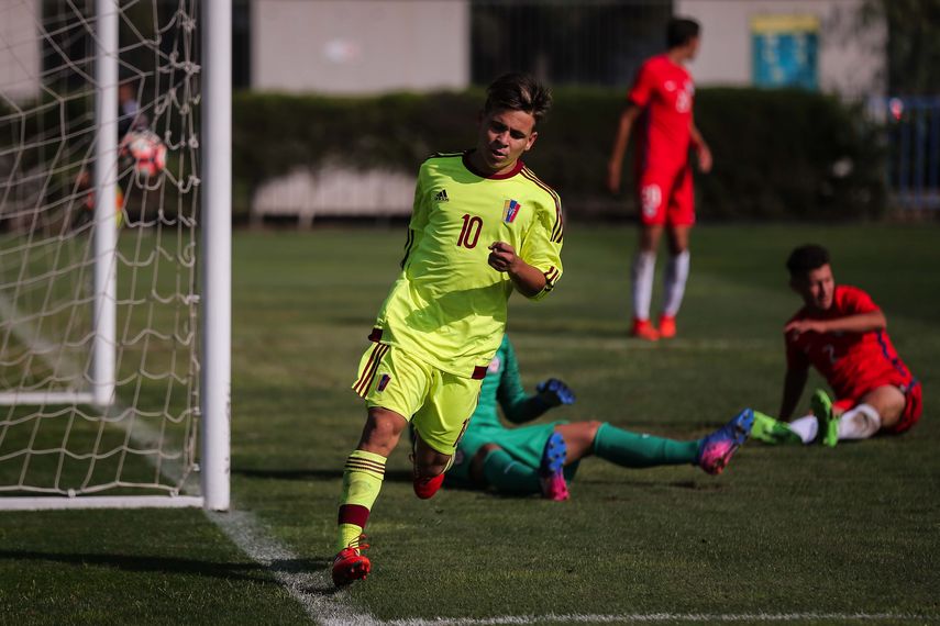 El mediocampista del Huachipato, Yeferson Soteldo, anotó el único tanto del partido para los venezolanos.