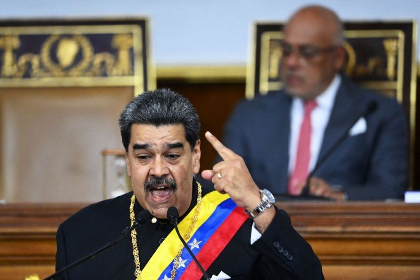 El dictador venezolano, Nicolás Maduro, 12 de enero 2023.