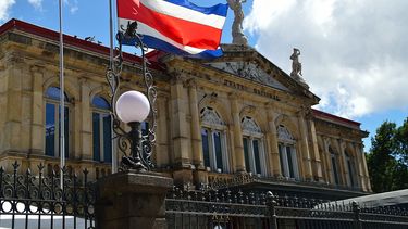 Fachada del Teatro Nacional, en Costa Rica.&nbsp;
