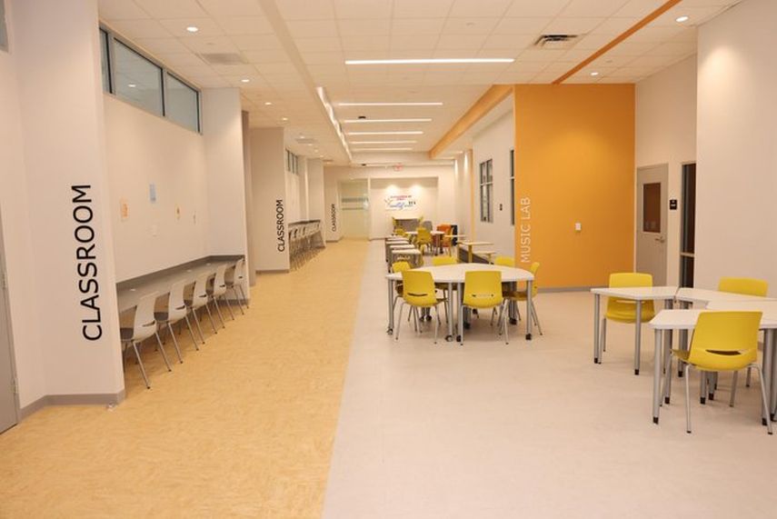 Interior de Southside Preparatory Academy Miami.&nbsp;